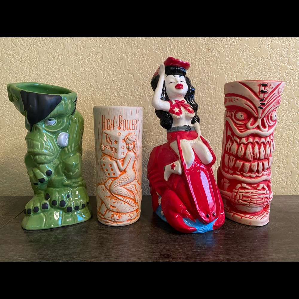 Tiki Mug Collection ft. Black Lagoon Designs Lobster Girl